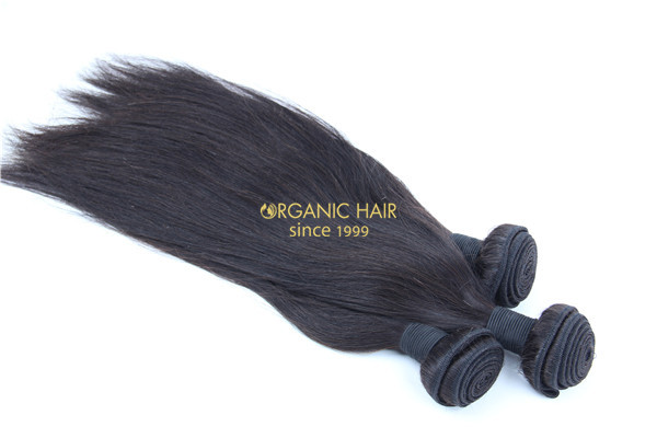 Remy human hair weft extensions